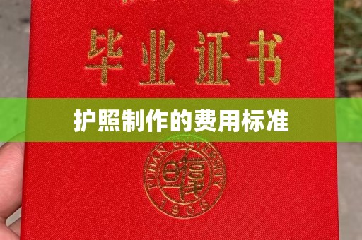 凤阳护照制作的费用标准